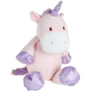 NEW Baby Unicorn Plush With Crinkle & Rattle, Pink/Purple
